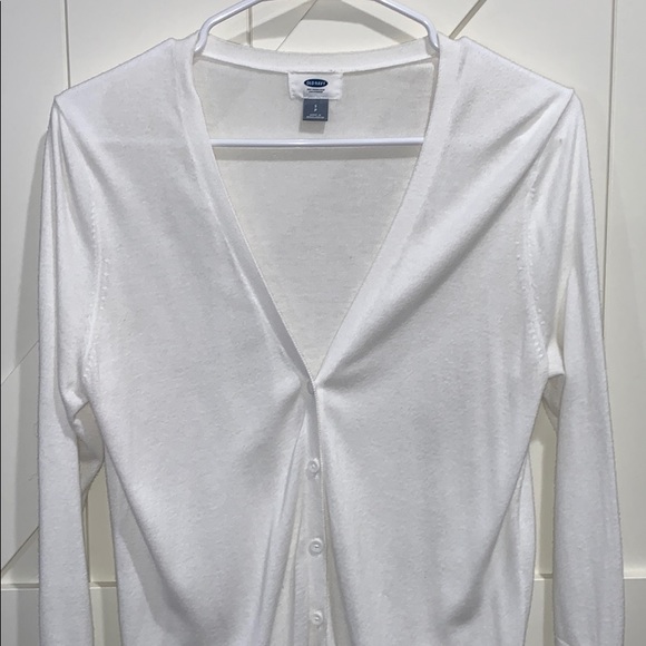 Old Navy White Cardigan Size Small - Picture 2 of 5